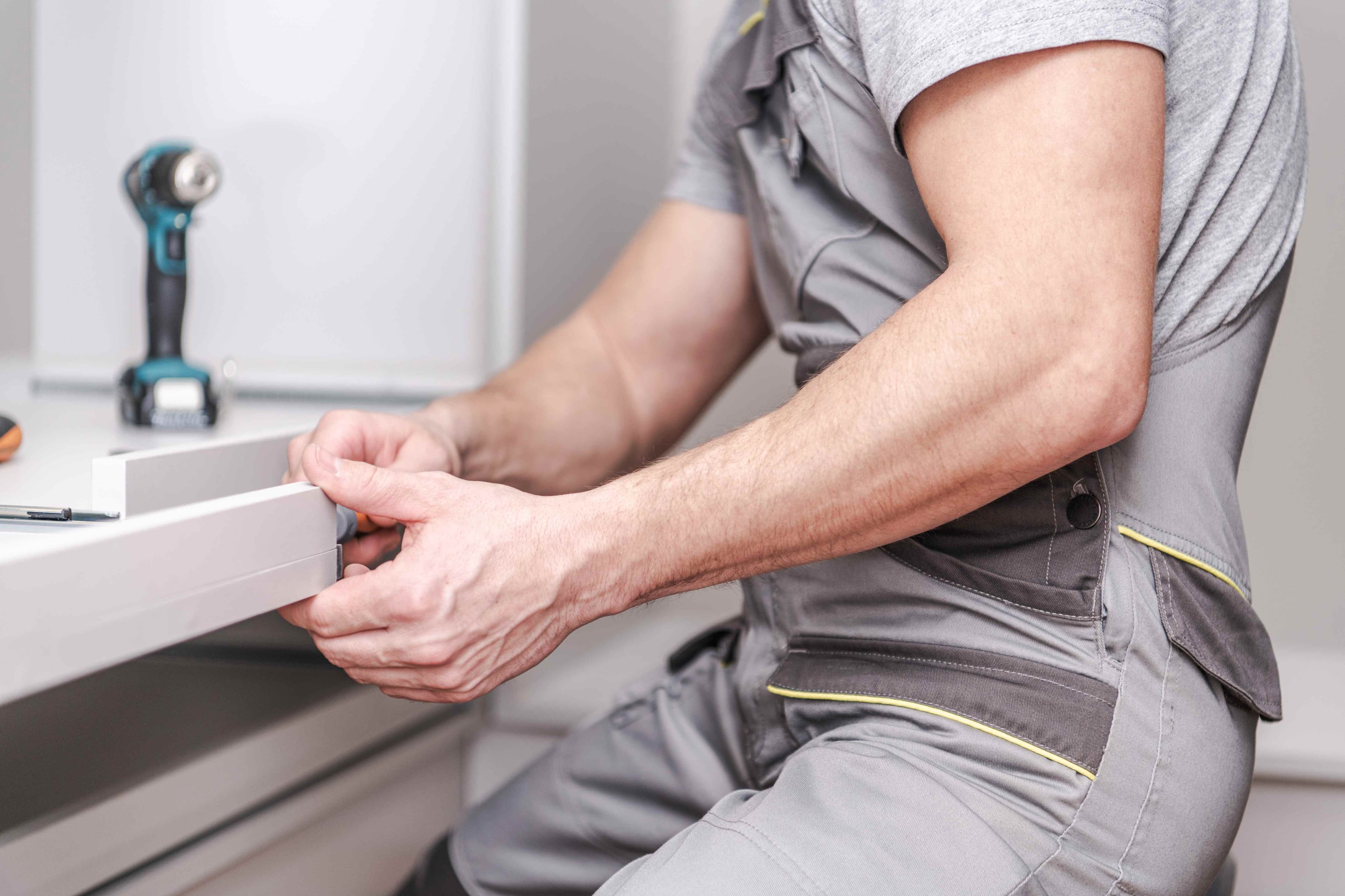Attaching drawer slide hardware to a cabinet